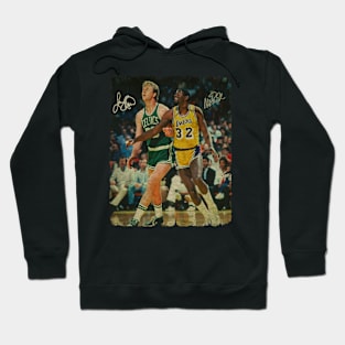 Larry Bird vs Magic Johnson Hoodie